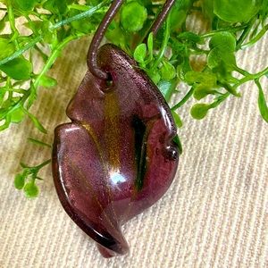 Gorgeous glass hand made pendent